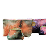 Wholesale Designer Women Ladies Tie-dyed Clutch Bags Cosmetic Bag Storage Zipper Pouch Tie-dyed zipp