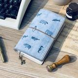 Custom Notebook with Strap Vintage Genuine Leather Diary Journal Embossing Notebook Manufacturer wit
