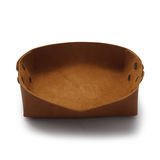 Leather Desk Accessories Tray Catchall Bowl for Accessories Storage Desk Set