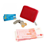 Classic Genuine Leather Luxury Business Cardholder with RFID Blocking Change Coin Purse
