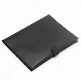 Fold Button Open PU Leather Document Exercise Book Sleeve Cover Pen Section Leather Notebook Covers