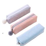 Large Capacity Pencil Case School Supplier Cute Pencil Bag Student Customized Canvas Pen Case