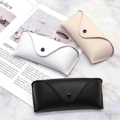 Custom Logo PU Leather Black Eyeglasses Storage Case Set Shade Sunglasses Packaging Boxes