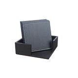 High quality business gift Coffee Table Mats And Coasters Cup Coaster leather coasters set Cup Mat
