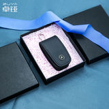 Custom shape PU Leather Pull Type Key Bag Car Key Holder Case New Leather car Key case