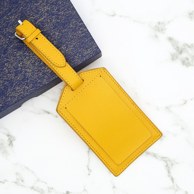 Premium Life Waterproof Stylish Leather PU Tags Luggage Tags with Custom Logo