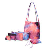 Factory Direct Wholesale Waterproof Tie-Dyed Print Women Fashion Handbag