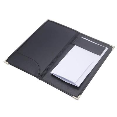Custom Size PU Leather Table Top Menu Folder Cover Holder For Hotel Bar Salon KTV Restaurant