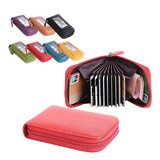 Genuine Leather Cardholder Sleeve Classic Wallet Card Holder