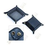 Large Collapsable Leather Valet Tray Unfolds Flat Catchall jewelry Key Coin Change Phone Storage Tra