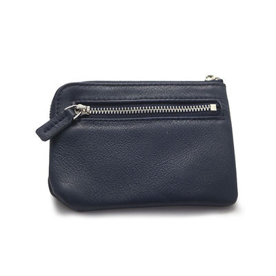 2022 Mini Round Coin Purse Keyring Half ZipWomen Men Wallet PU Leather Zipper Designer Coin Purse