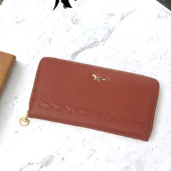 Wholesale New Ladies Brown PU Leather Credit Card Holder Wallet with Zipper Fashionable Minimalist W