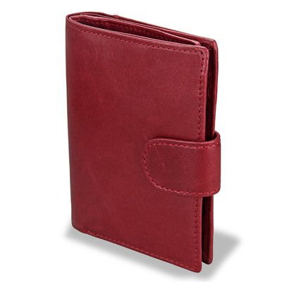 Customizable Logo Genuine Leather Travel Wallet Card Holder Passport Holder with RFID Protection