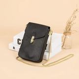 Custom Wholesale Smart Phone Pouch Waterproof Cell Phone Bag Leather Mobile Phone Crossbody Bag for