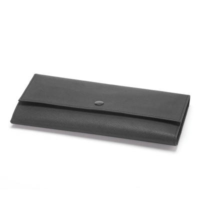 Women Portable Travel Leather Jewelry Storage Roll Bag Organizer Case Pouch for Necklaces Rings Brac