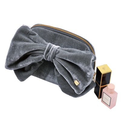 Wholesale Custom Printed Logo Personalised Zipper Cosmetics Pouch Organizer Quilted Velvet Makeup Ba