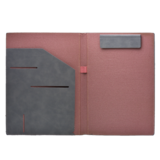 New personalized multifunction pu leather a4 size business conference signature Interview