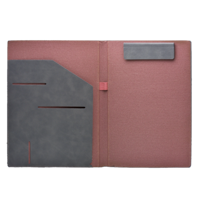 New personalized multifunction pu leather a4 size business conference signature Interview