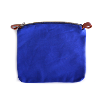 Small Eco Friendly Custom Cotton Blank Zipper Pouch Make Up Bags Plain Cotton Canvas Makeup Cosmetic