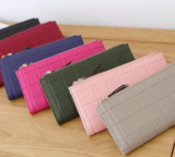 0.2kg 19x10cm Ladies Genuine Leather Wallets 10cm Silk Screen Printing ROHS