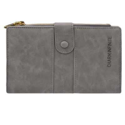 Custom Fashion Style PU Leather Wallets Pure Ladies Wallets Card Holders For Women