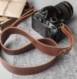 Custom Bag Leather Strap Soft Shoulder Sling Belt Camera Leather Strap
